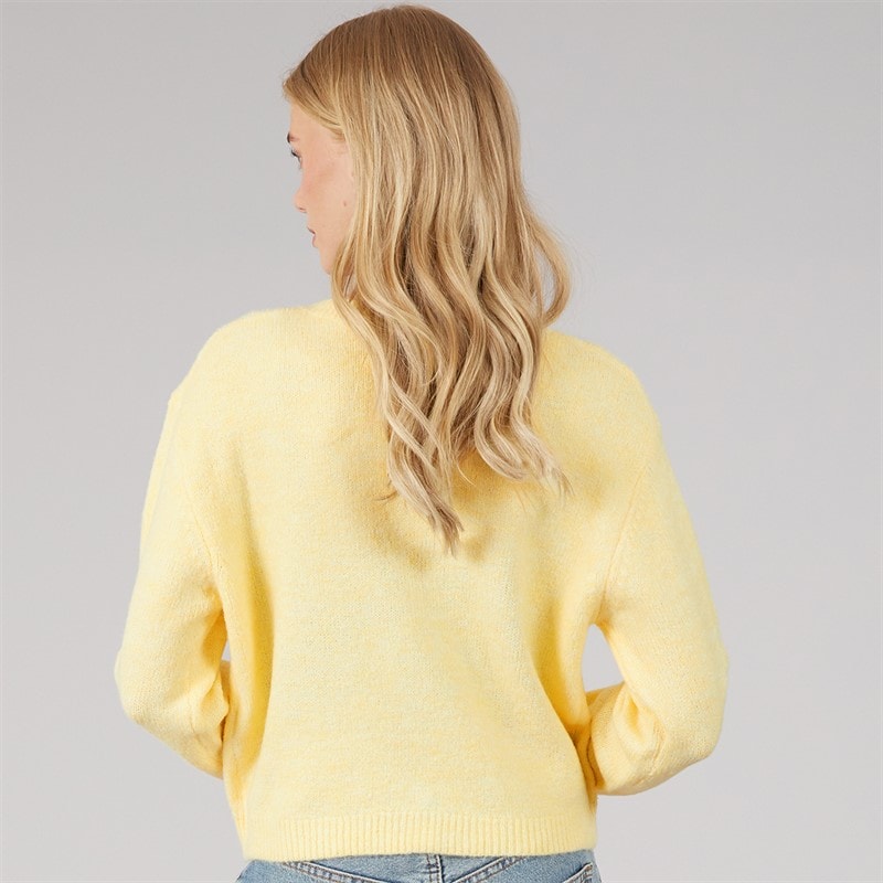 Dame eva raglan cardigan Gul - Billede 2