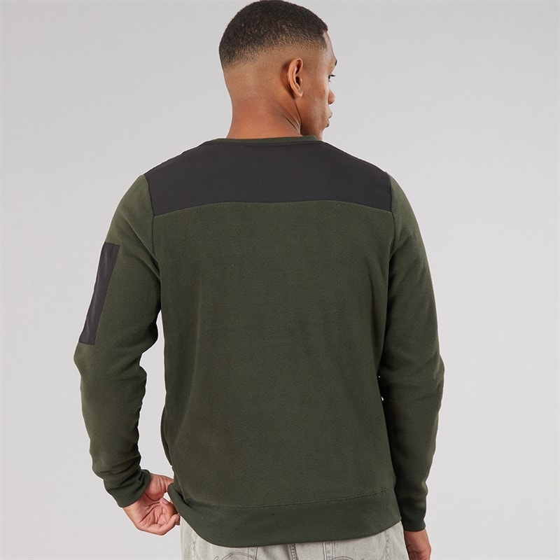 Herre spartan sweatshirt Khaki/Jet Black - Billede 2