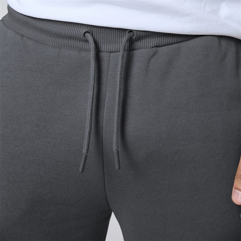 Herre afslappede joggers med åben kant Charcoal - Billede 5