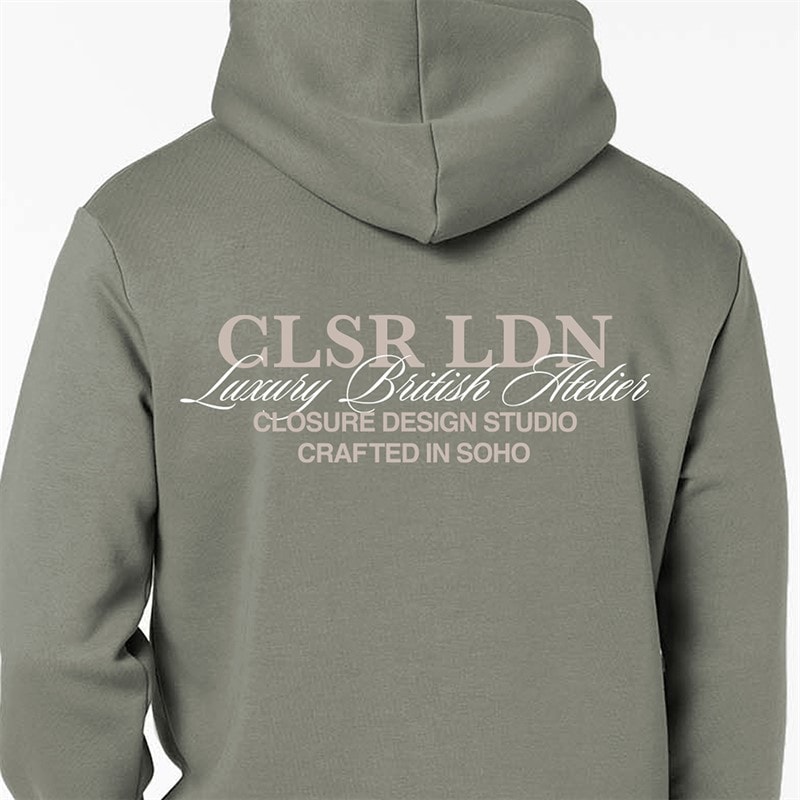 Herre crafted luxury træningsdragt Olive Smoke - Billede 3