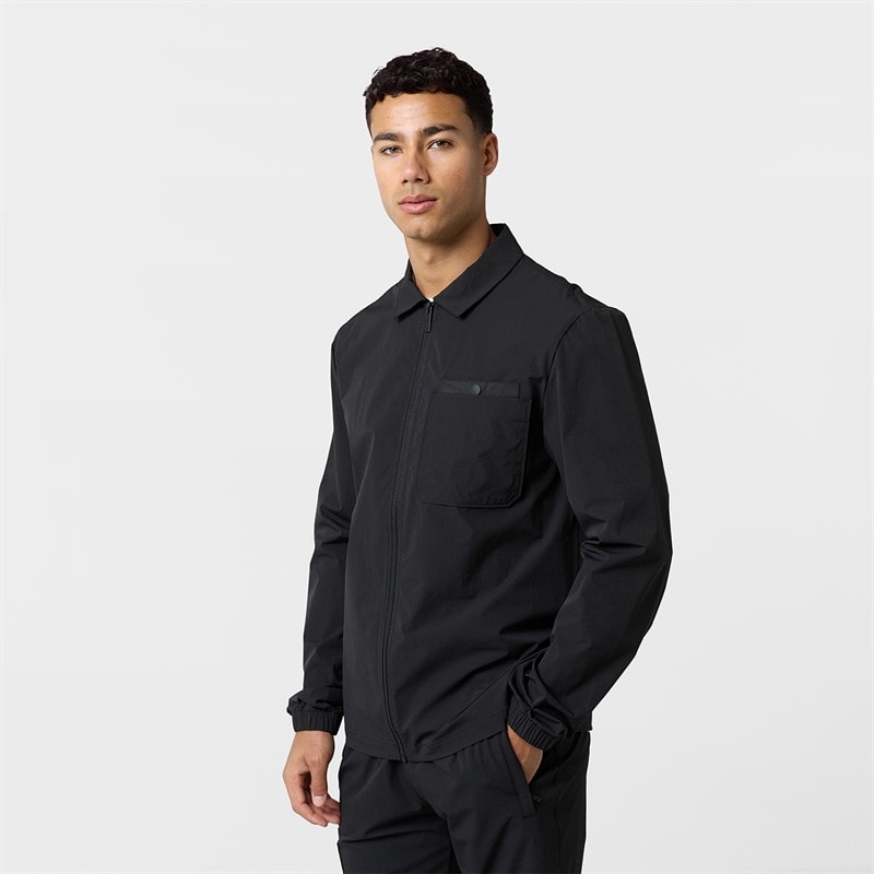 Herre closure tech overshirt Sort - Billede 3