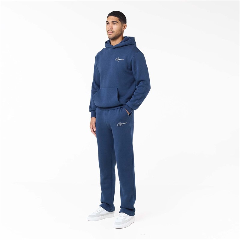 Herre signature studios hættetrøje Navy - Billede 2