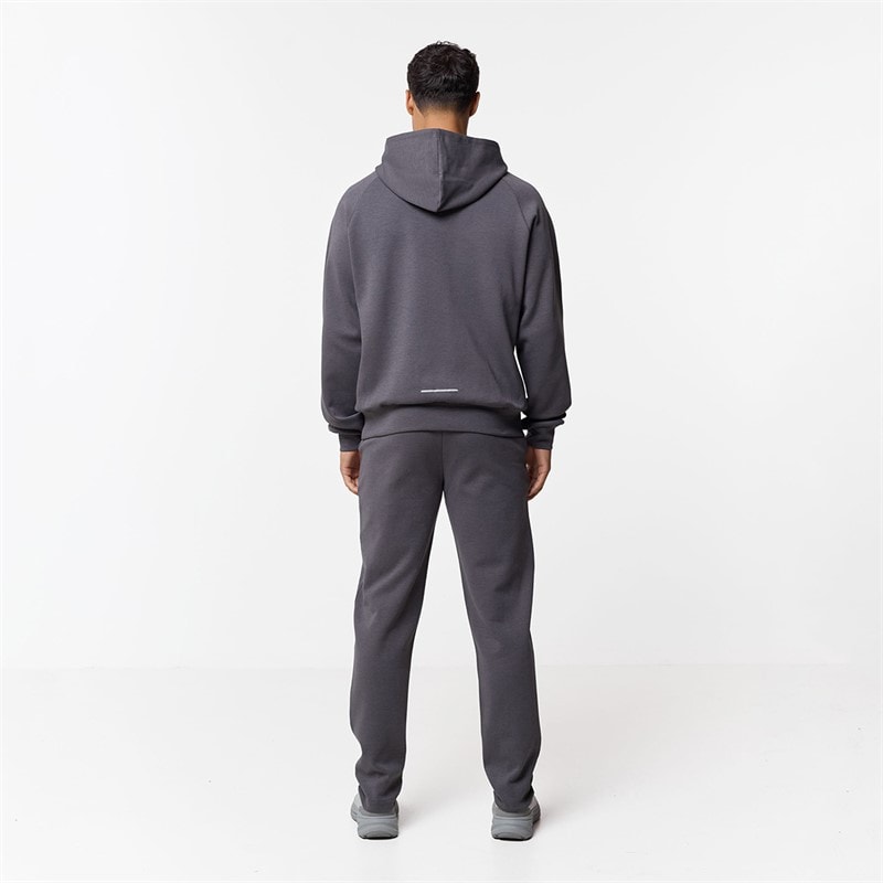 Herre apex interlock åbne ben joggebukser Charcoal - Billede 3
