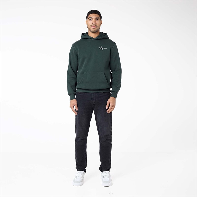 Herre signature studios hættetrøje Forest Green - Billede 2