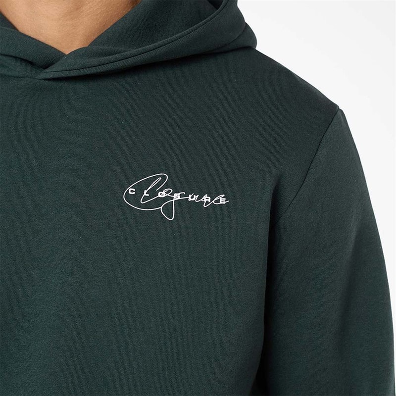 Herre signature studios hættetrøje Forest Green - Billede 4