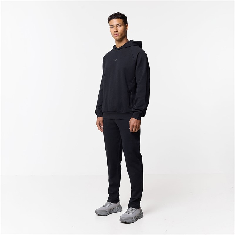 Herre apex interlock åbne ben joggebukser Sort - Billede 2