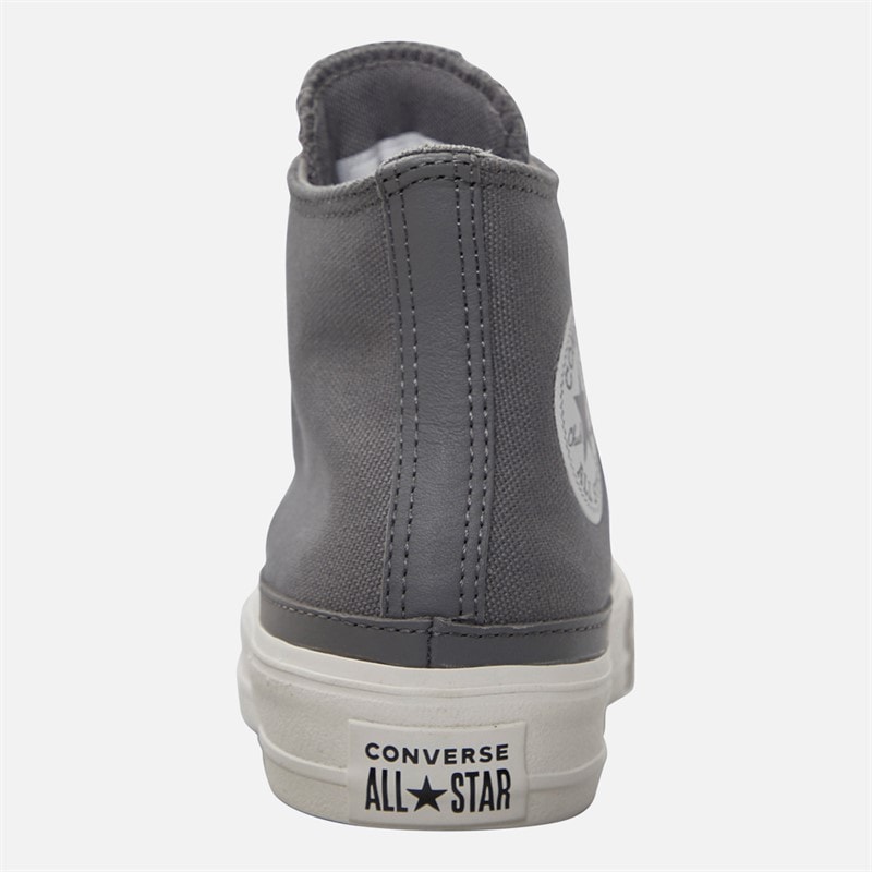 Chuck Taylor All Star hi double lace træningssko Sharkskin/Vintage White - Billede 3