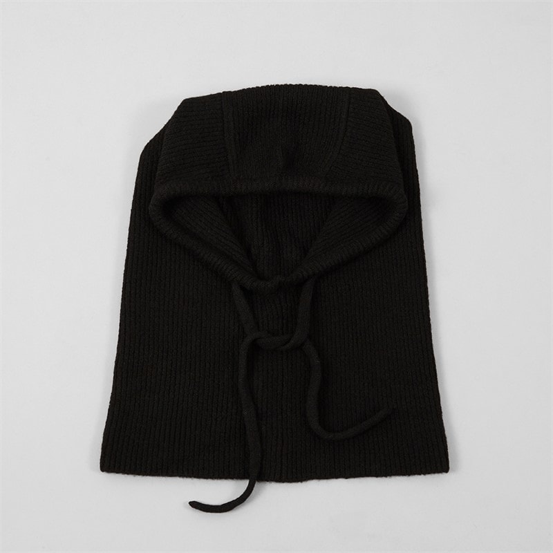 Pieces Dame olivia balaclava snood - Sort - Billede 2