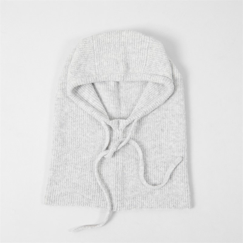 Pieces Dame olivia balaclava snood - Grey Marl - Billede 2