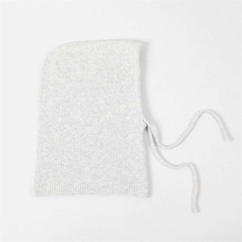 Pieces Dame olivia balaclava snood - Grey Marl - Billede 3