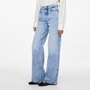 Dame selma vidde bukser Light Blue Denim