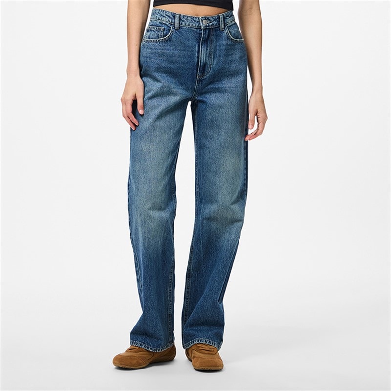 Dame kate jeans med lige ben Medium Blue Denim - Billede 1
