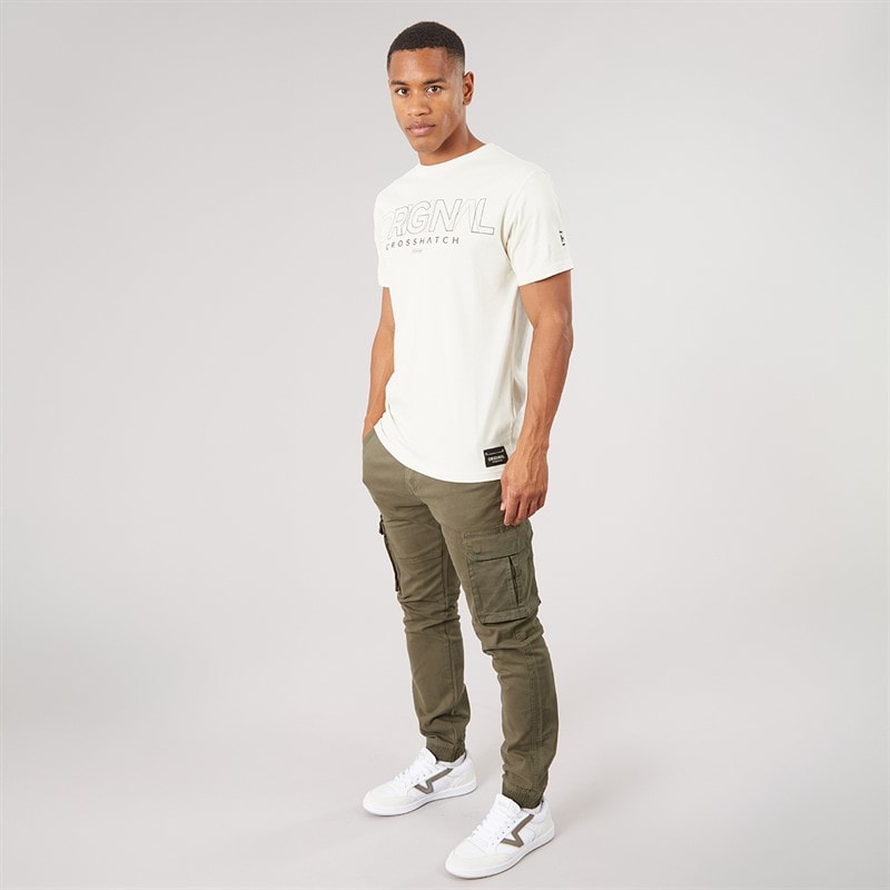 Herre frenton cargobukser Khaki - Billede 4