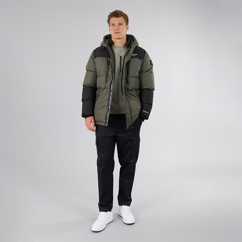 Herre squadage paneljakke Olive - Billede 4