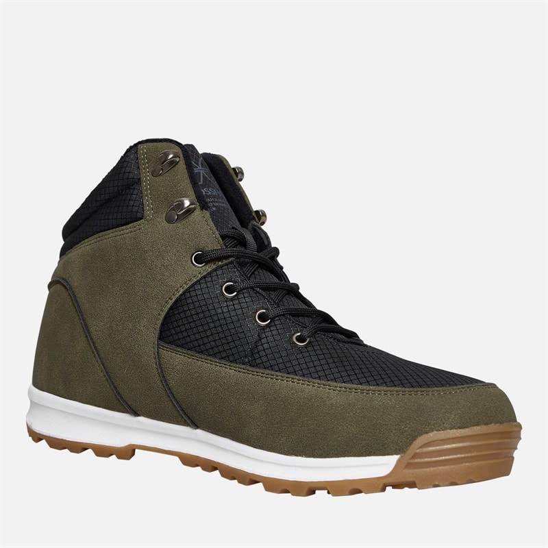 Herre fordbliss støvler Sort/Dark Olive - Billede 5