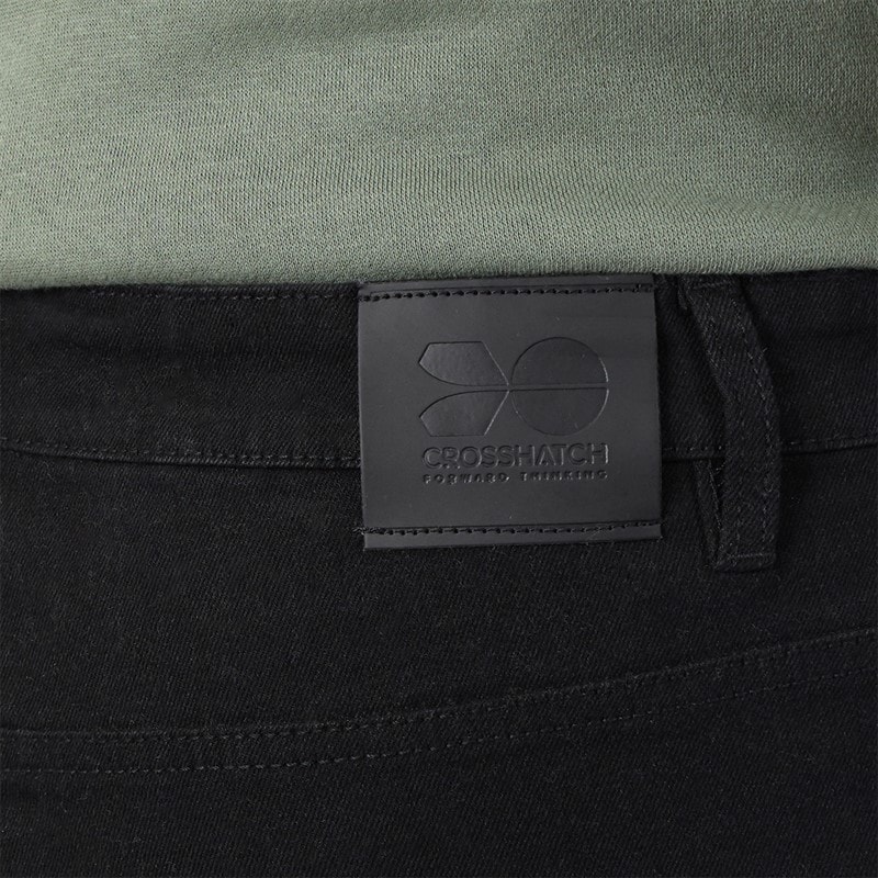 Herre draker straight jeans Sort - Billede 3