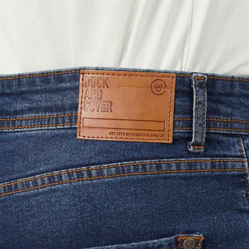 Herre hydras jeans med lige pasform Dark Wash - Billede 3