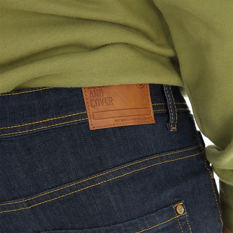 Herre hydras jeans med lige pasform Raw Wash - Billede 3