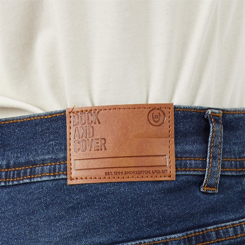 Herre rushawn jeans med afslappet pasform Dark Wash - Billede 3