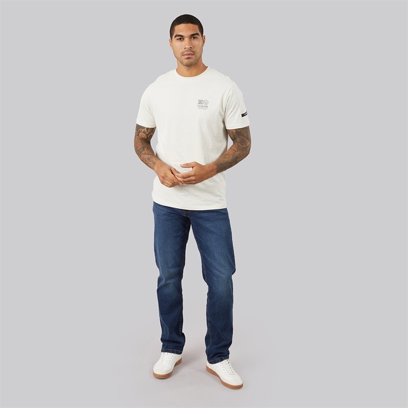 Herre rushawn jeans med afslappet pasform Dark Wash - Billede 4