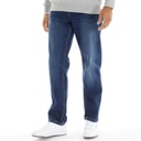 Herre rushawn jeans med afslappet pasform Mid Wash