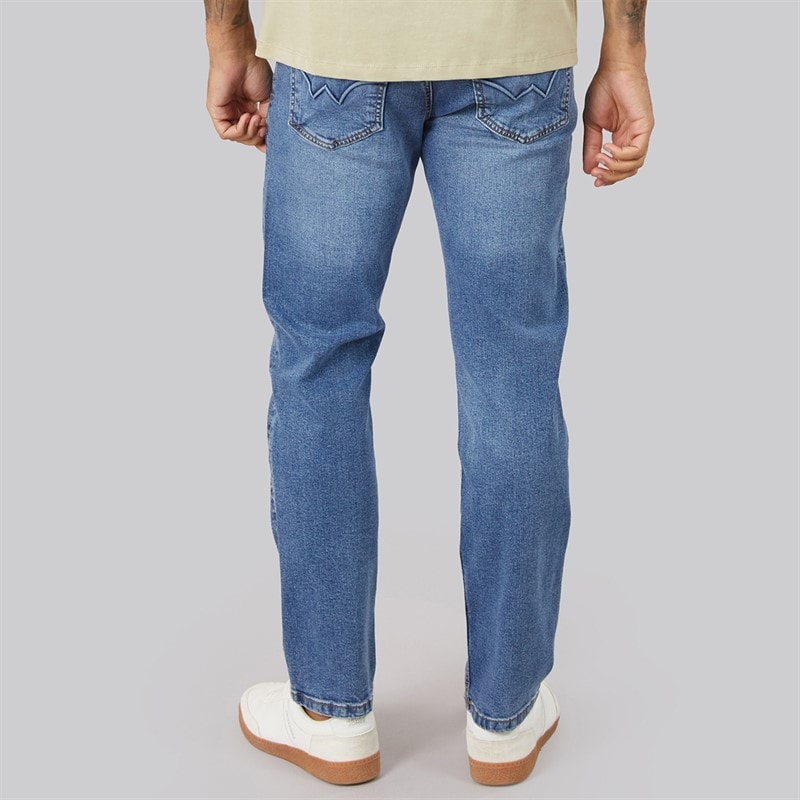Herre janstar straight fit jeans Stonewash - Billede 2