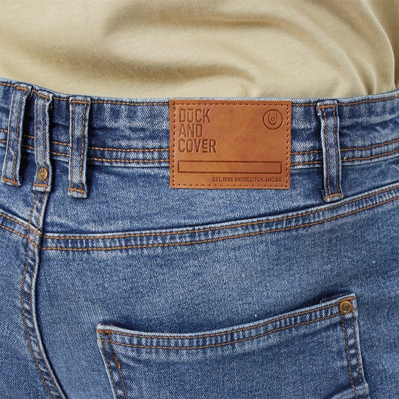 Herre janstar straight fit jeans Stonewash - Billede 3