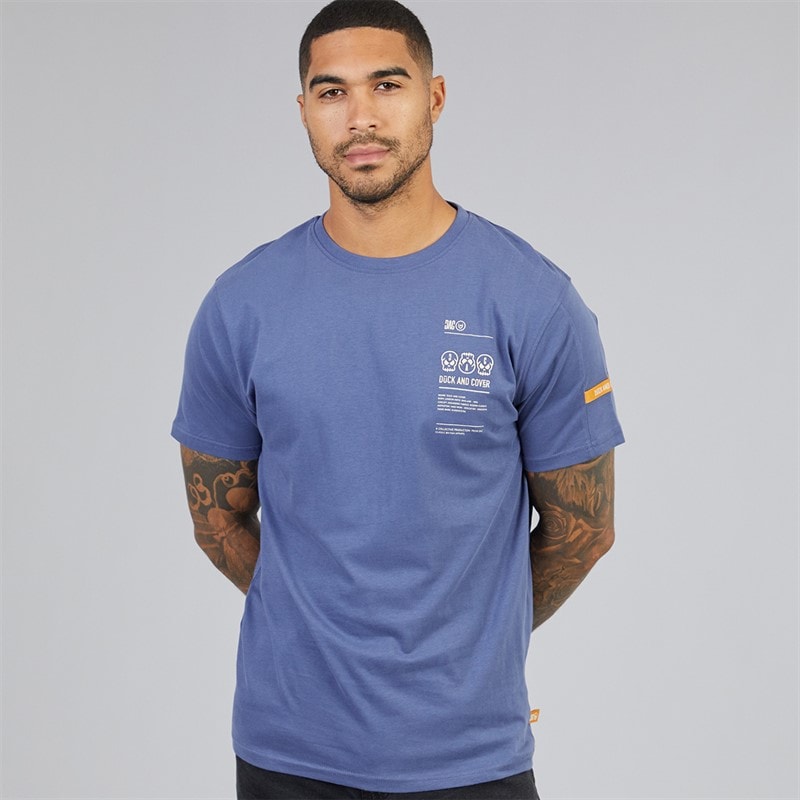 Herre cramptone carbon t-shirt Denim - Billede 1