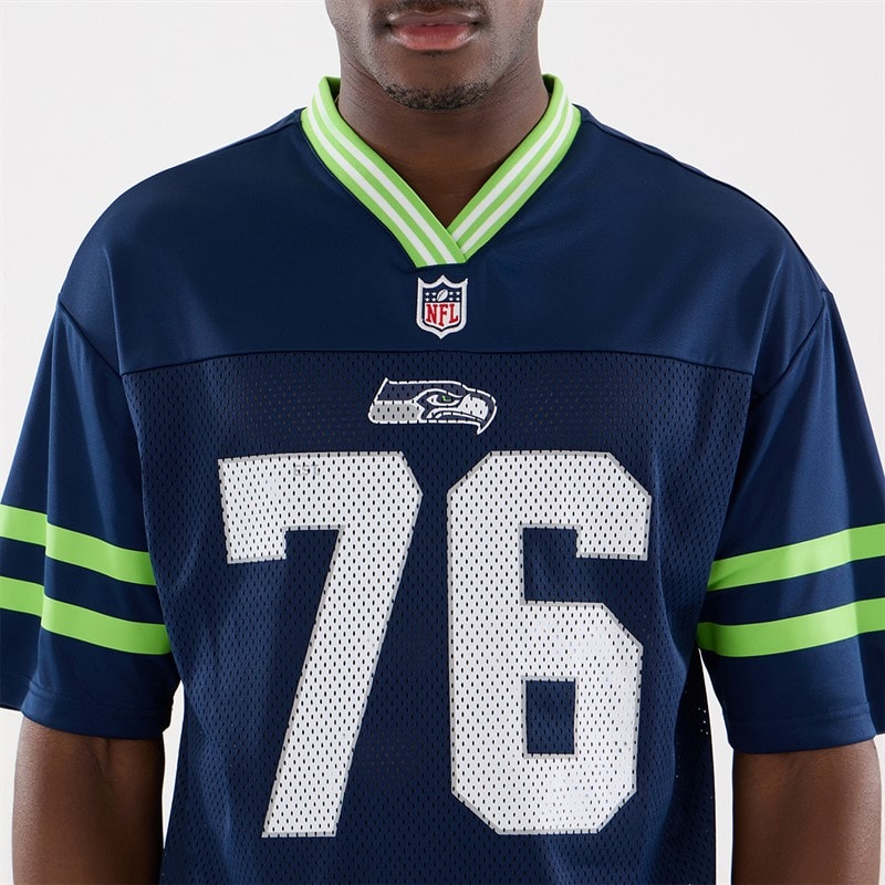 Herre seattle seahawks mesh t-shirt Multi - Billede 3