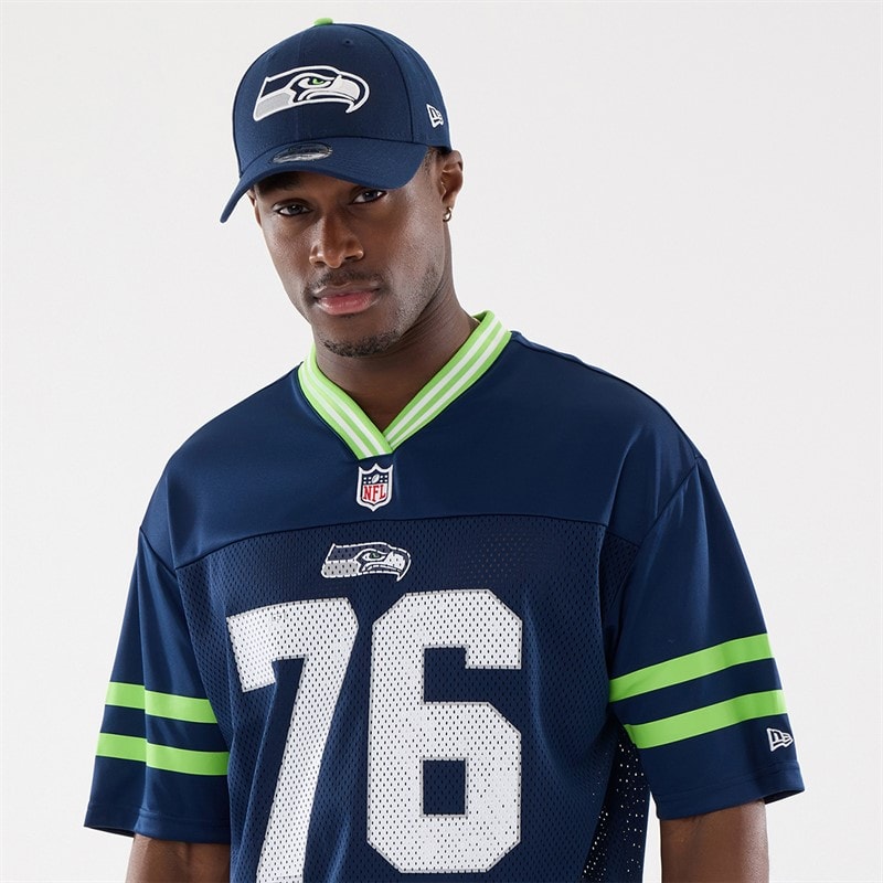 Herre seattle seahawks mesh t-shirt Multi - Billede 5