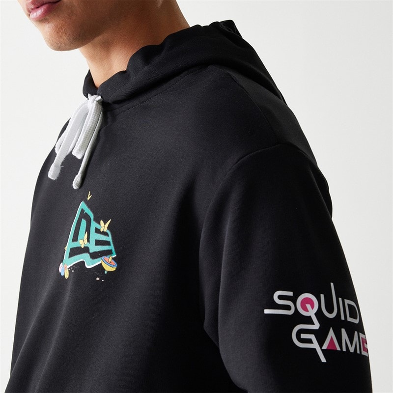 Herre squid game hættetrøje Sort - Billede 4