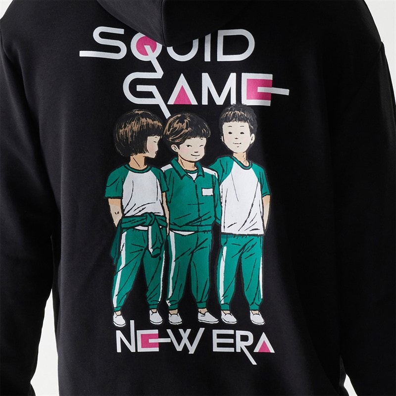 Herre squid game hættetrøje Sort - Billede 5