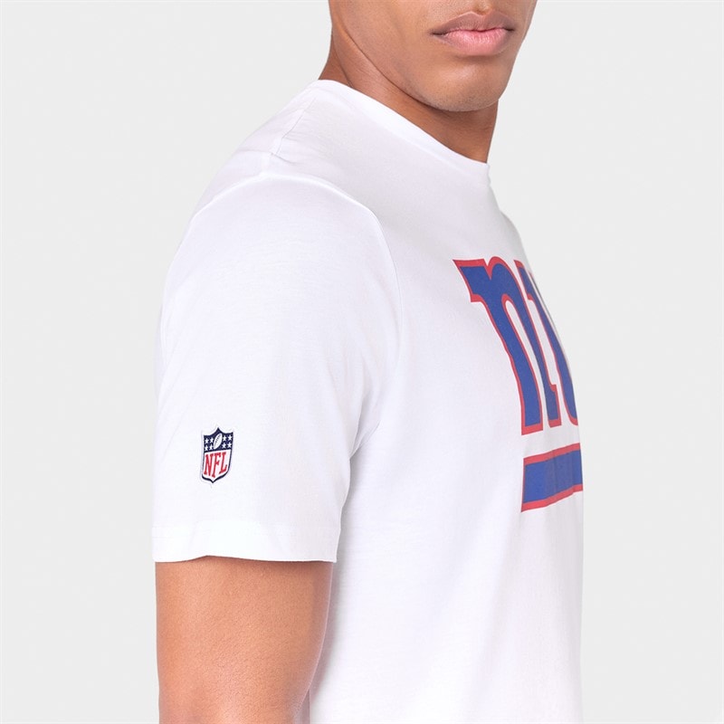 Herre New York Giants t-shirt Hvid - Billede 4