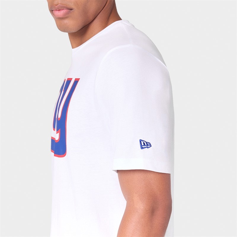 Herre New York Giants t-shirt Hvid - Billede 5