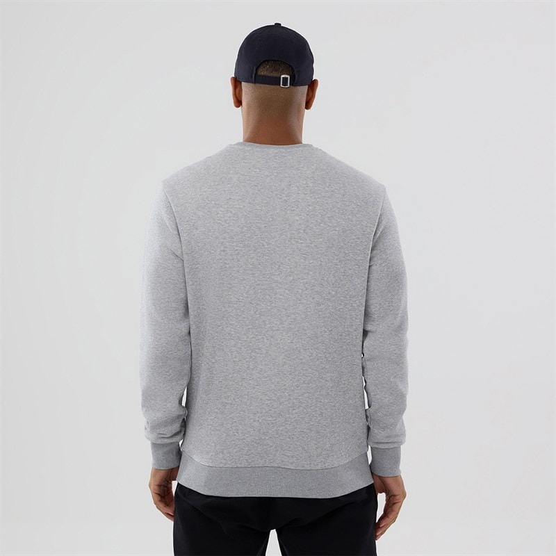 Herre sweatshirt Heather Grey/Hvid - Billede 2