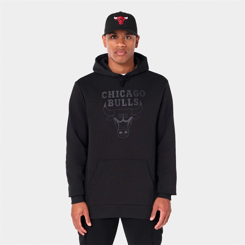 New Era Herre chicago bulls hættetrøje - Sort/Sort