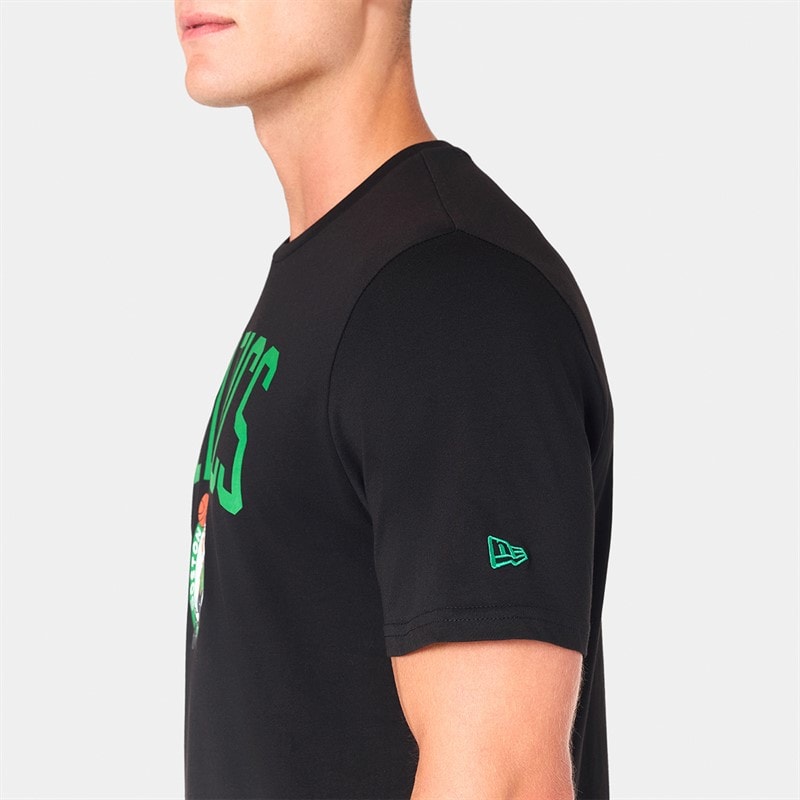 Herre boston celtics t-shirt Sort - Billede 4