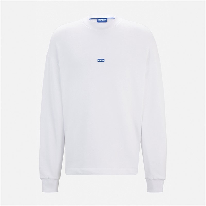 HUGO Herre nedro sweatshirt - Hvid