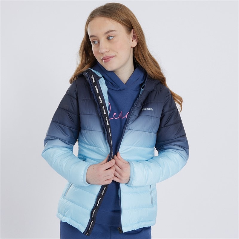 Piger zaylee puffjakke Sky - Billede 1