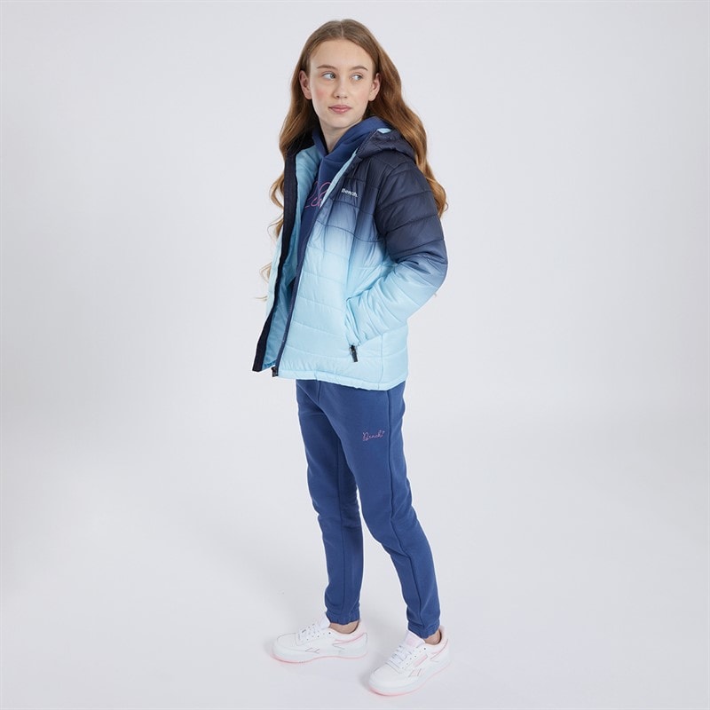 Piger zaylee puffjakke Sky - Billede 4