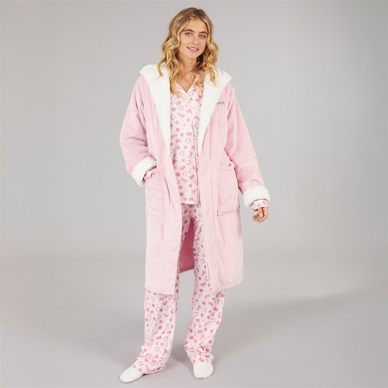 Dame rhiannon badekåbe Pink - Billede 3