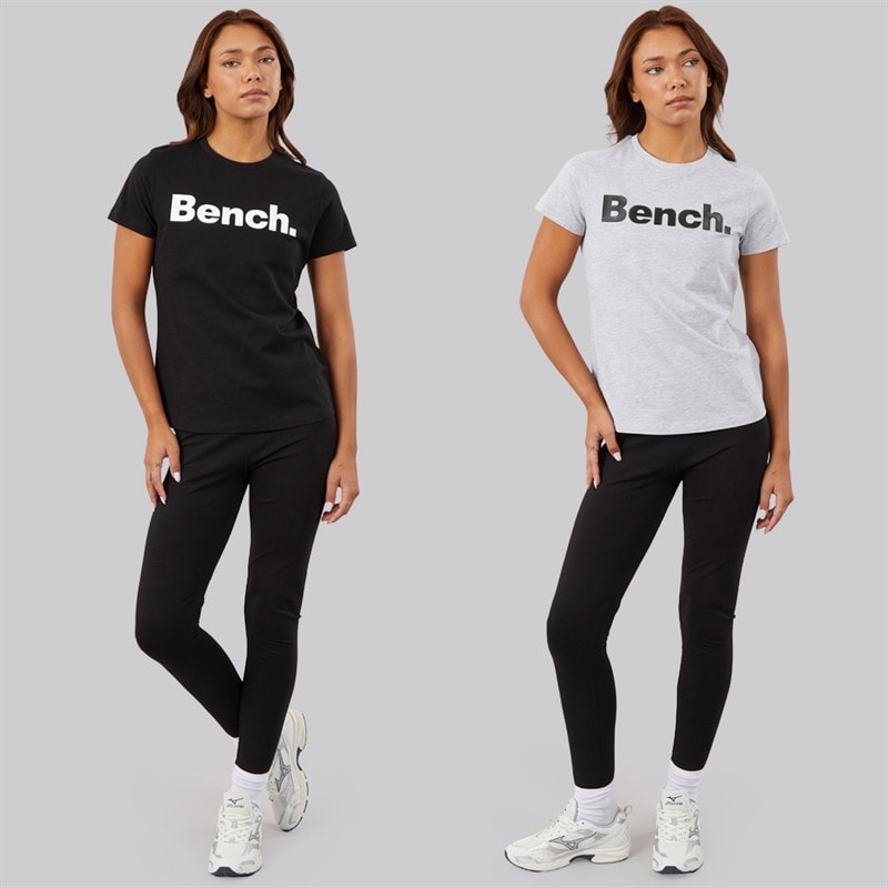 Dame grammen to-pak t-shirts Sort/Grey Marl - Billede 4