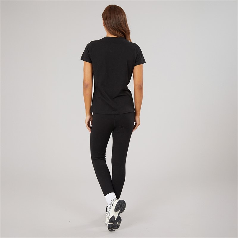 Dame samira t-shirt og leggings sæt Sort - Billede 2