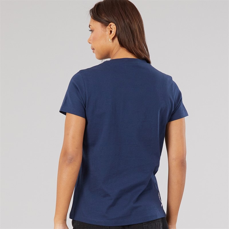 Dame wildheart t-shirt Marineblå - Billede 2