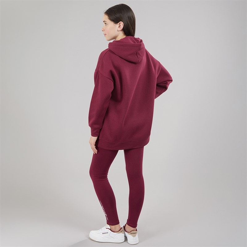 Piger hættetrøje og leggings sæt Berry - Billede 2