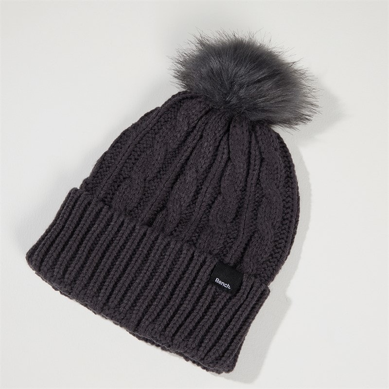 Dame ivanna bobble hat Charcoal - Billede 2
