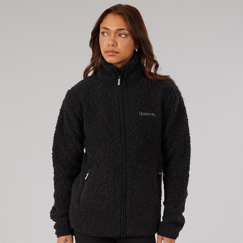 Dame edition sherpa fleecejakke Sort - Billede 3
