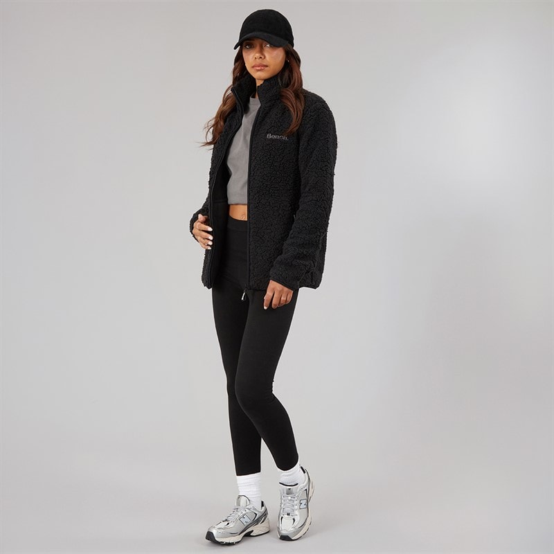 Dame edition sherpa fleecejakke Sort - Billede 4