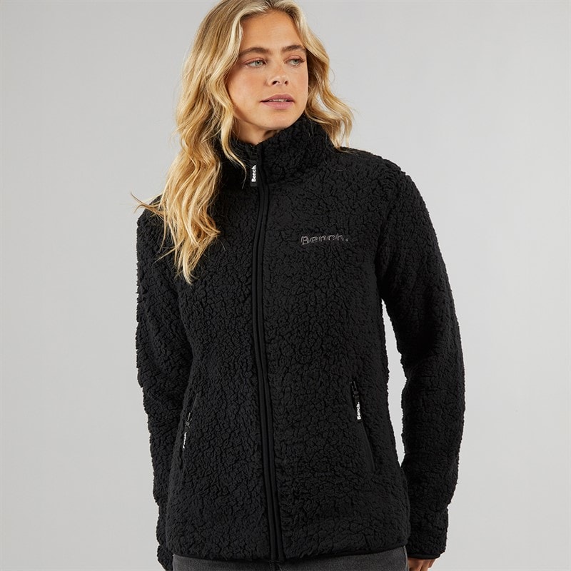 Dame edition sherpa fleecejakke Sort - Billede 5