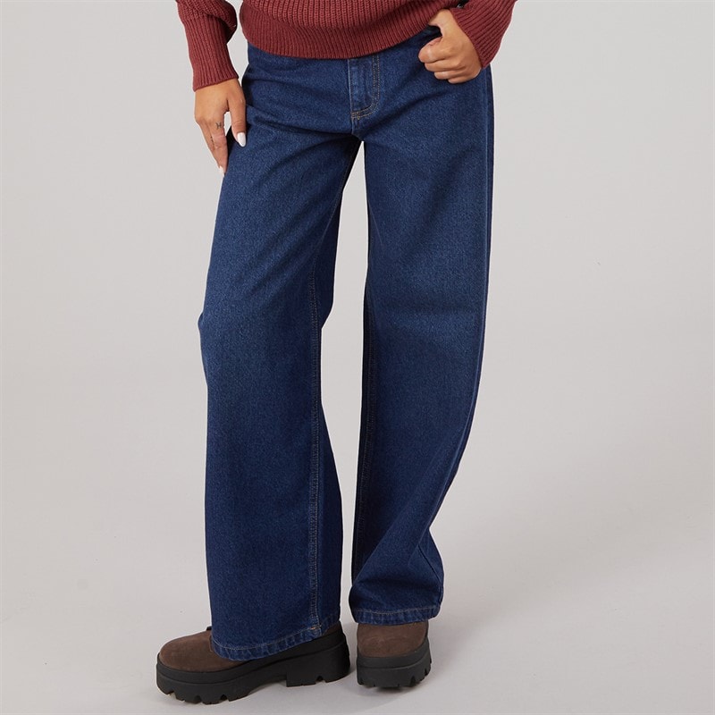 Bench Dame maxina jeans med vide ben - Mørkeblå - Billede 2